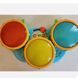 BRIGHT STARTS SAFARI BEATS MUSICAL TOY | DRUMS, ANIMAL SOUNDS &LIGHTS | AGE 3M+